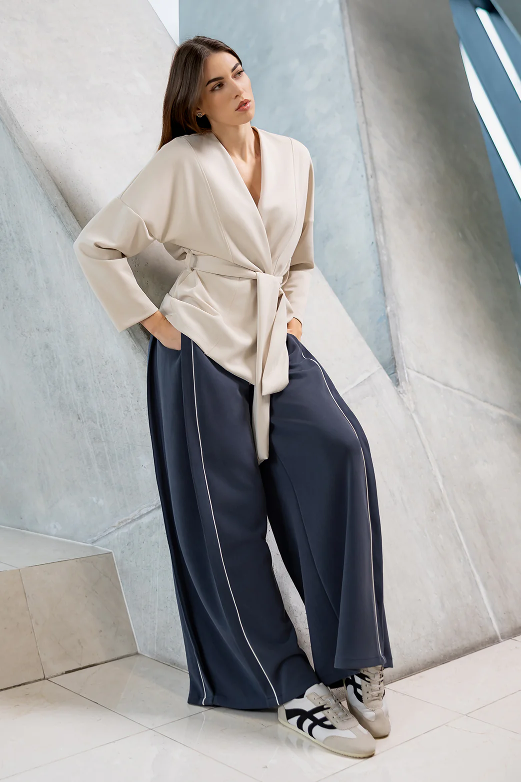 Kalhoty ChicLine Relaxed Linea
